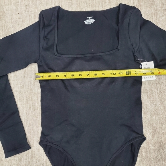 COPY - Tummy Control Shapewear Black Square Neck Top - Picture 9 of 11